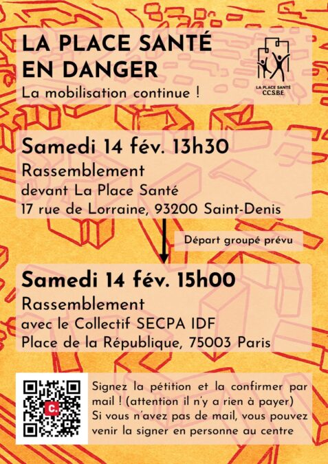 Secpa Sticker Appel à manifester - SECPA 2026 - Les Centres de Santé
